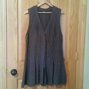 Charcoal sweater vest